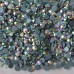 SS20 colorful round crystal hotfix rhinestones with glue for wedding dresses decoration